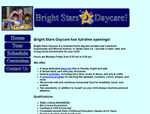 Tablet Screenshot of brightstarsdaycare.com